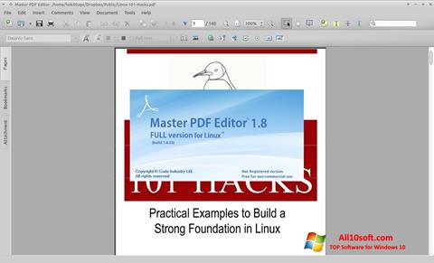 ภาพหน้าจอ Master PDF Editor สำหรับ Windows 10
