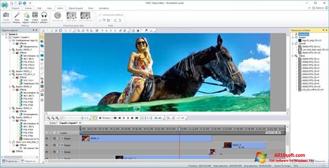 ภาพหน้าจอ VSDC Free Video Editor สำหรับ Windows 10