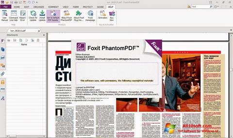 ภาพหน้าจอ Foxit Phantom สำหรับ Windows 10