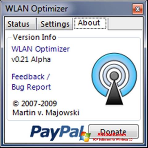 ภาพหน้าจอ WLAN Optimizer สำหรับ Windows 10