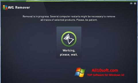 ภาพหน้าจอ AVG Remover สำหรับ Windows 10