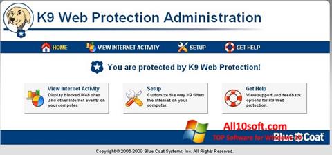 ภาพหน้าจอ K9 Web Protection สำหรับ Windows 10