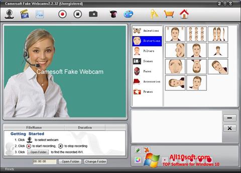 ภาพหน้าจอ Fake Webcam สำหรับ Windows 10