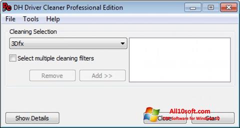 ภาพหน้าจอ Driver Cleaner สำหรับ Windows 10
