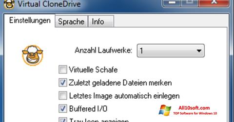ภาพหน้าจอ Virtual CloneDrive สำหรับ Windows 10