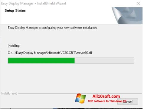 ภาพหน้าจอ Easy Display Manager สำหรับ Windows 10