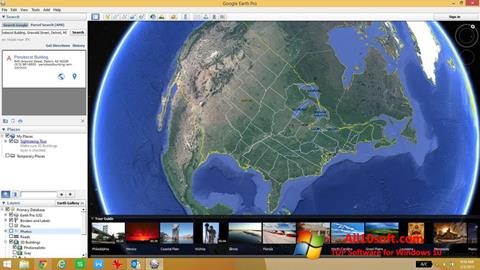 ภาพหน้าจอ Google Earth Pro สำหรับ Windows 10