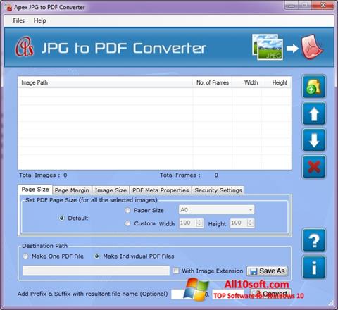 ภาพหน้าจอ JPG to PDF Converter สำหรับ Windows 10