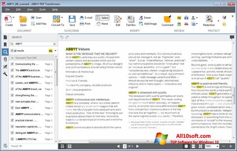 ภาพหน้าจอ ABBYY PDF Transformer สำหรับ Windows 10